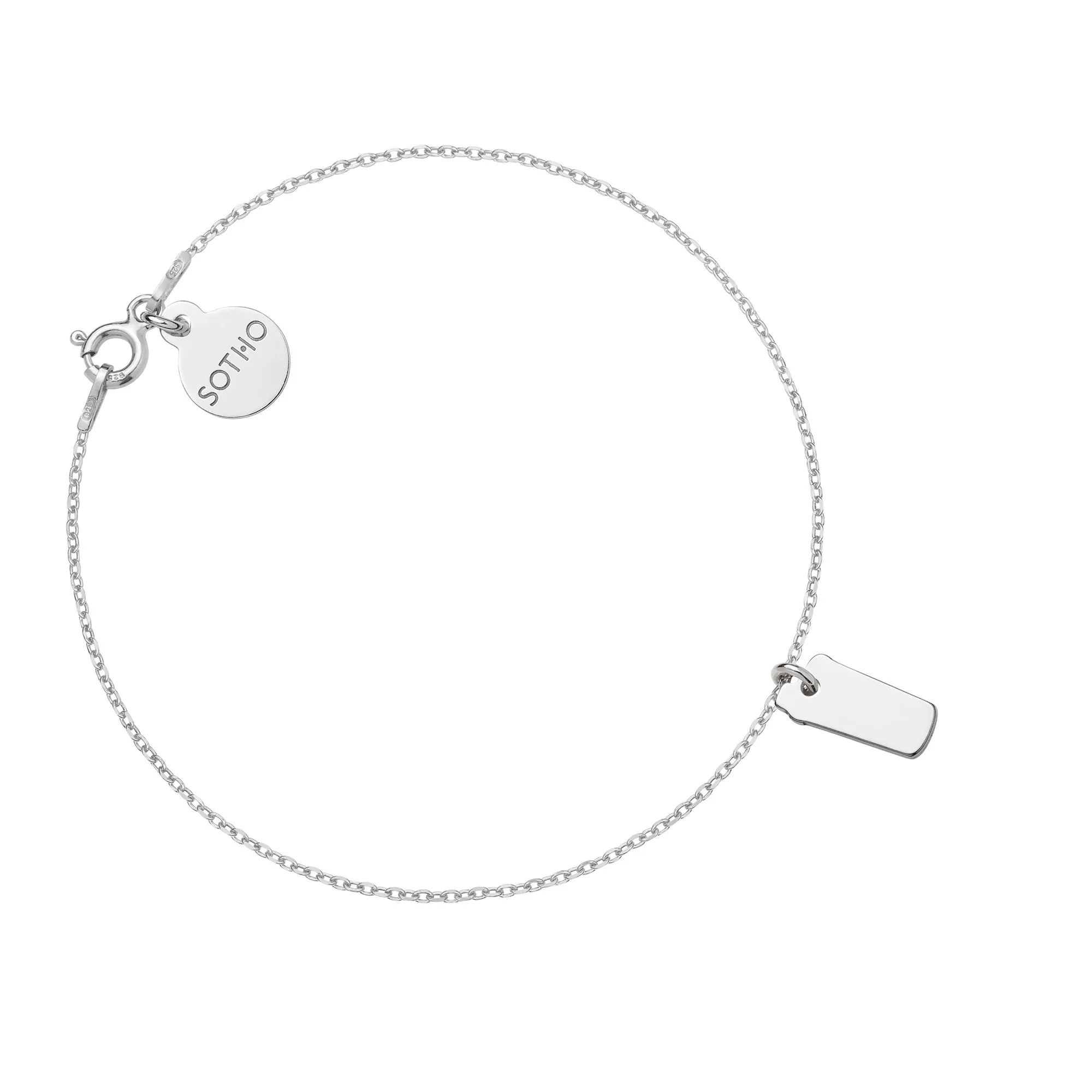 Srebrna bransoletka z shakerem