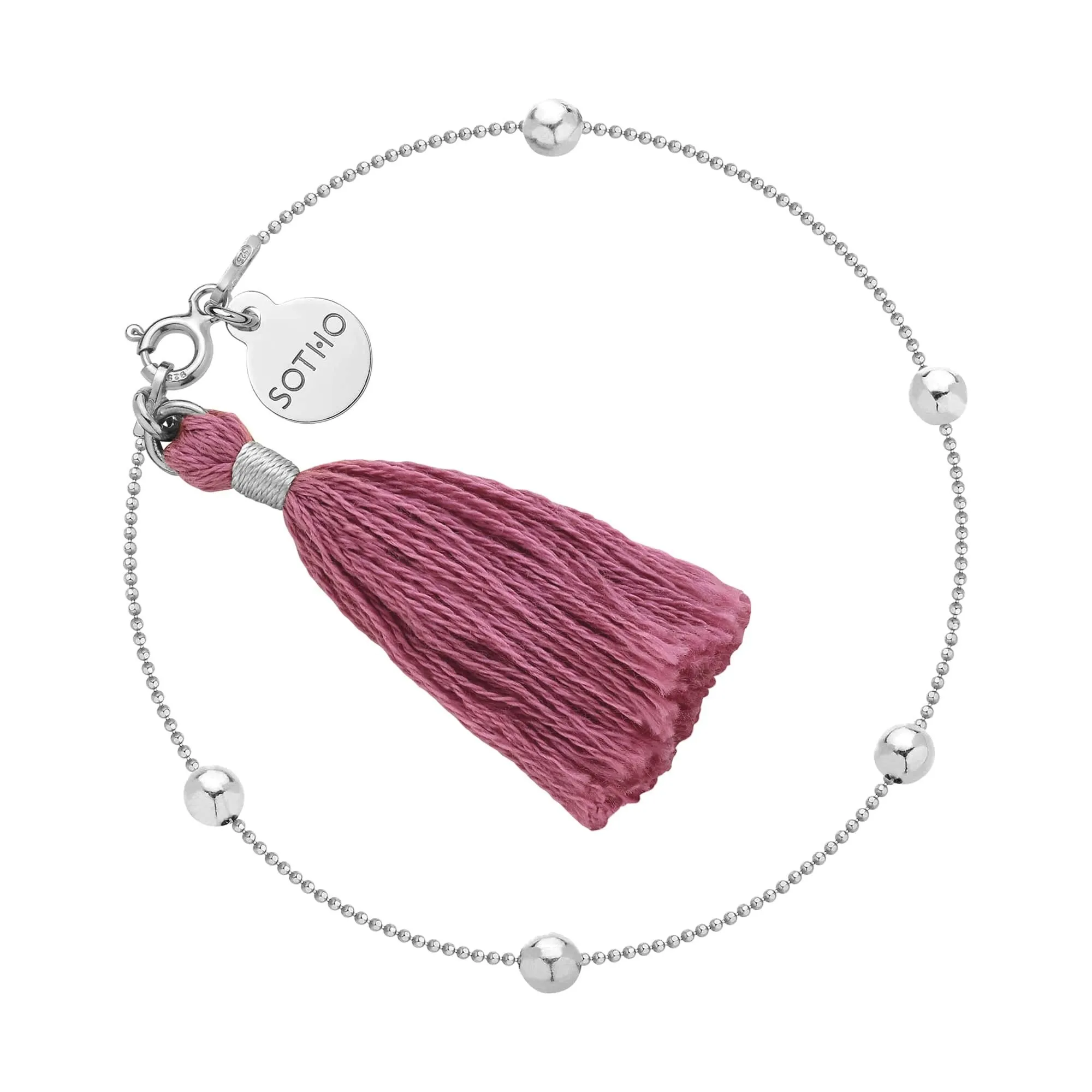 Srebrna bransoletka z chwostem