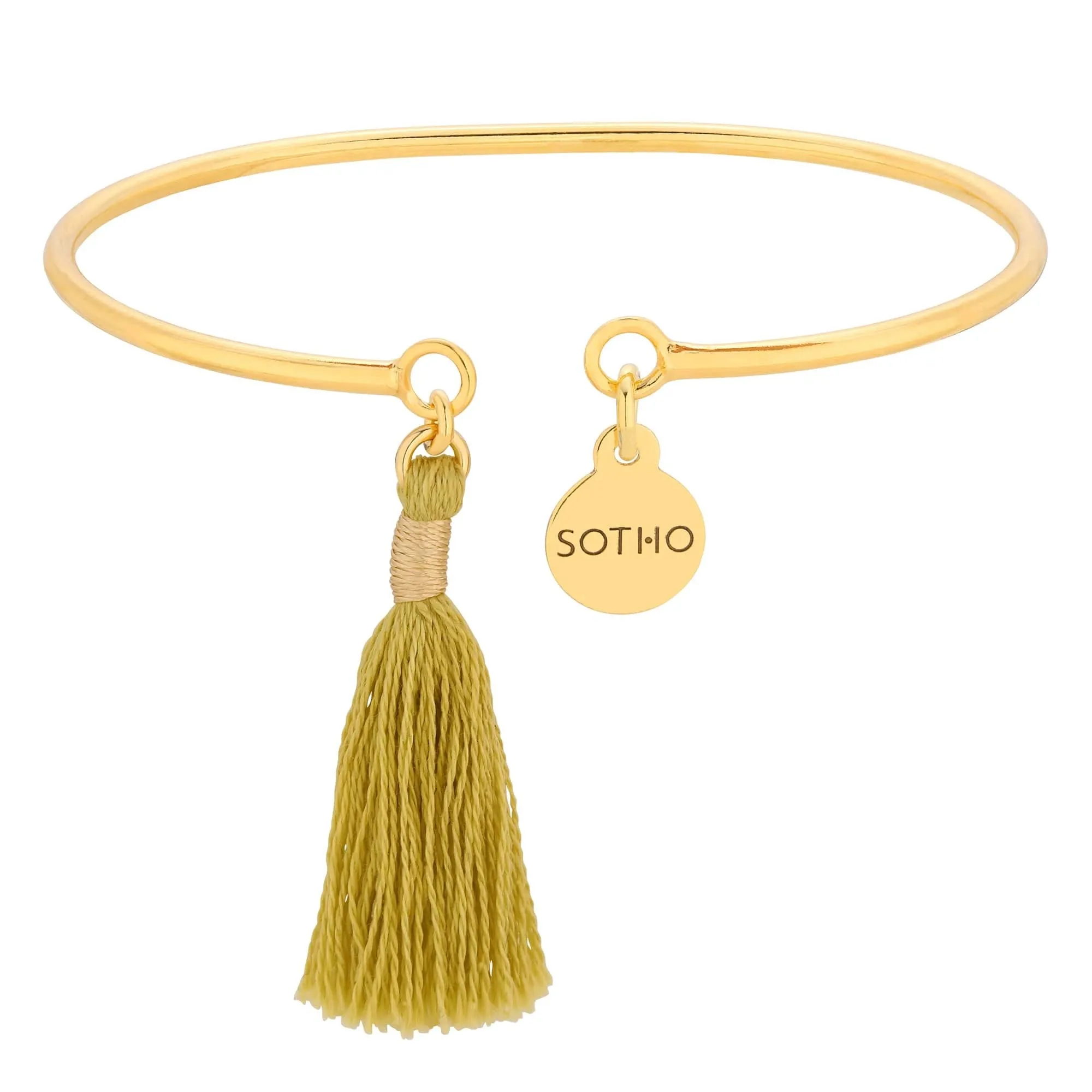 Złota bransoletka z chwostem