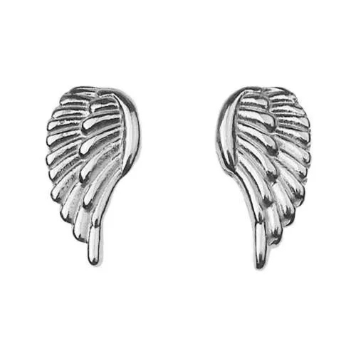 Srebrne kolczyki skrzydełka