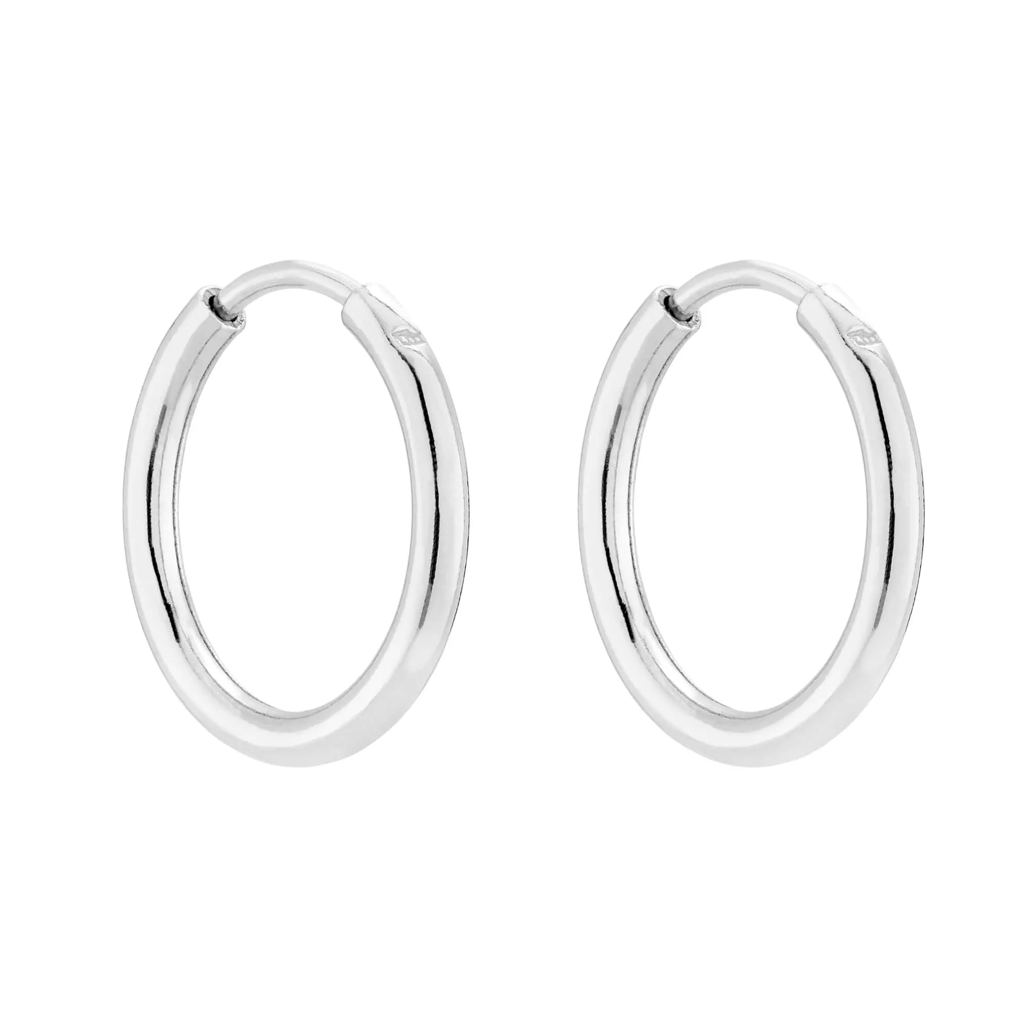 Srebrne kolczyki małe koła S