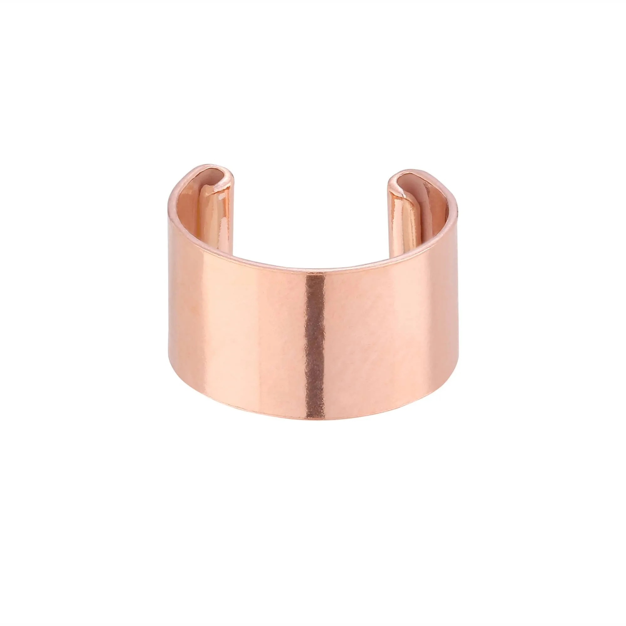 Prosta nausznica w różowym złocie