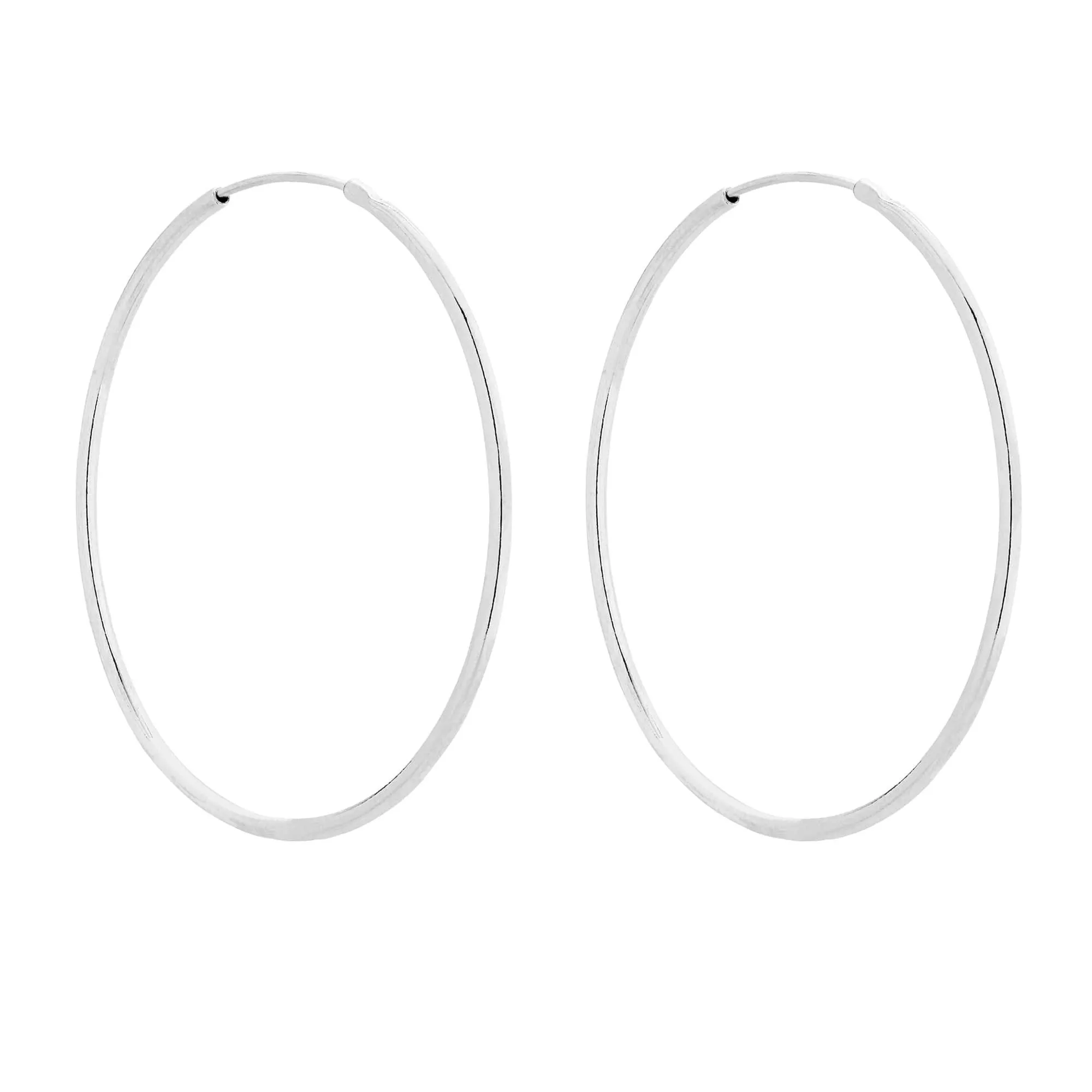 Srebrne kolczyki koła