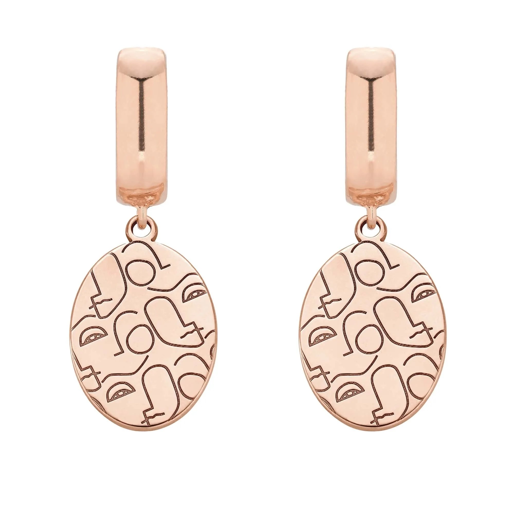 Kolczyki z różowego złota Art N°3