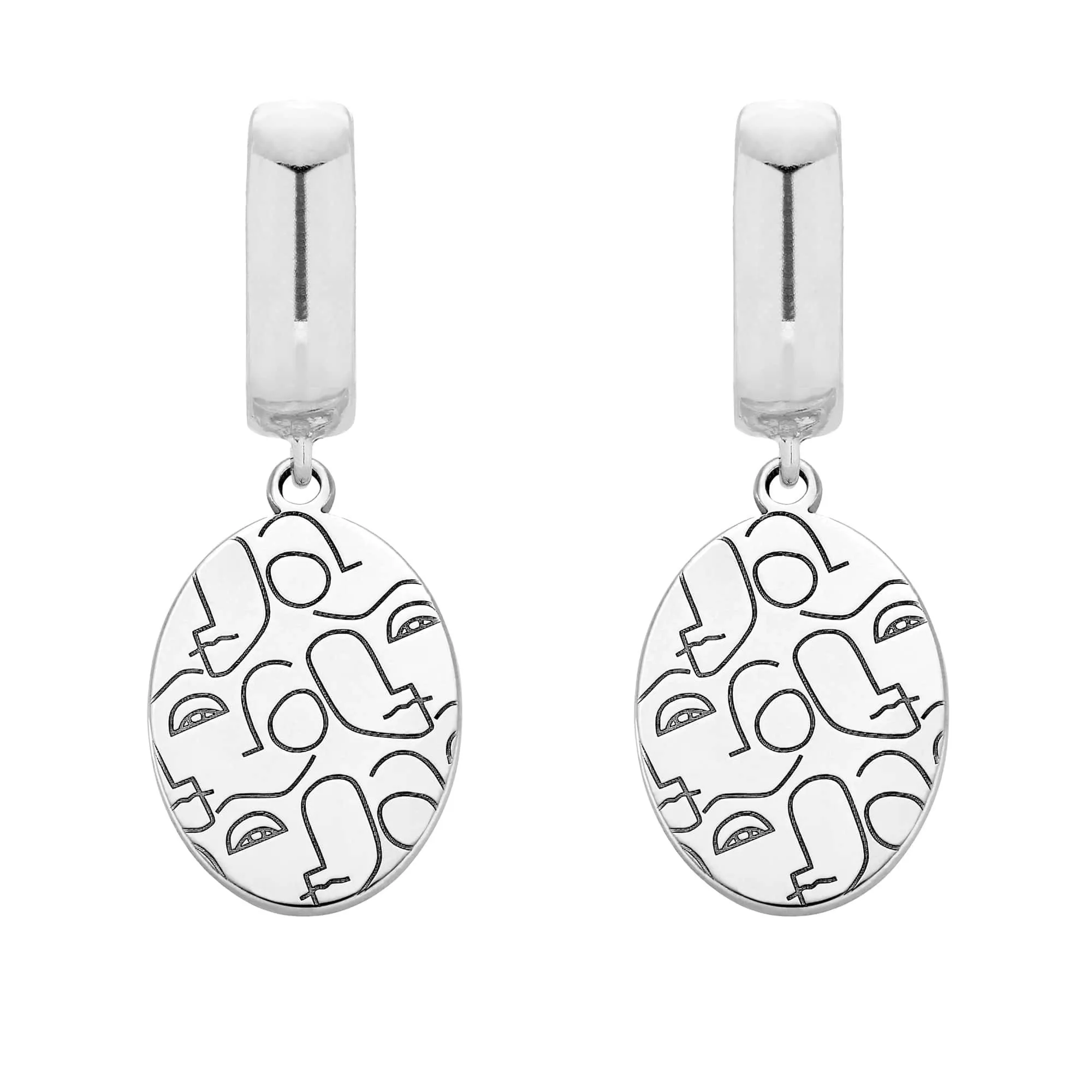 Srebrne kolczyki Art N°3