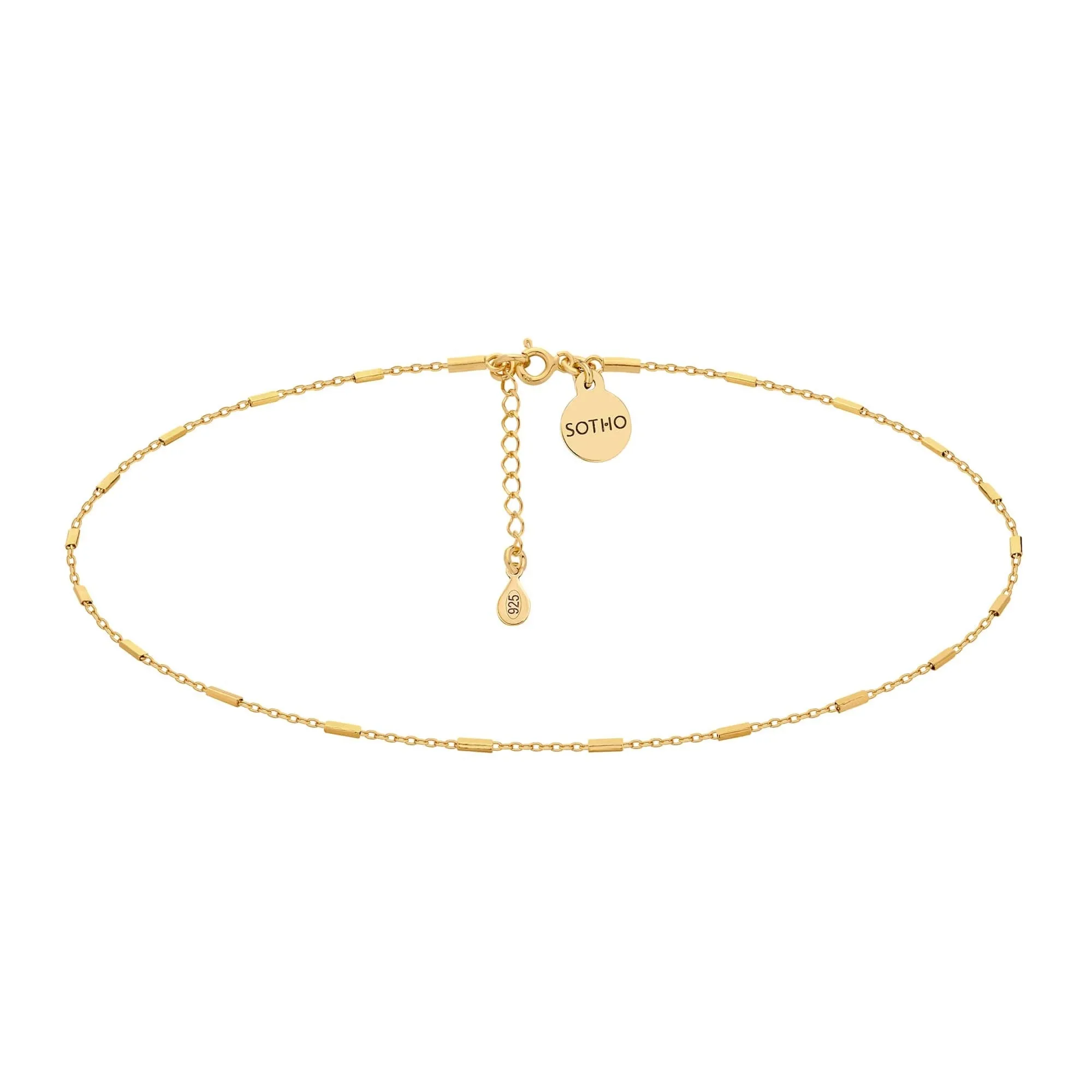 Złoty łańcuszkowy choker