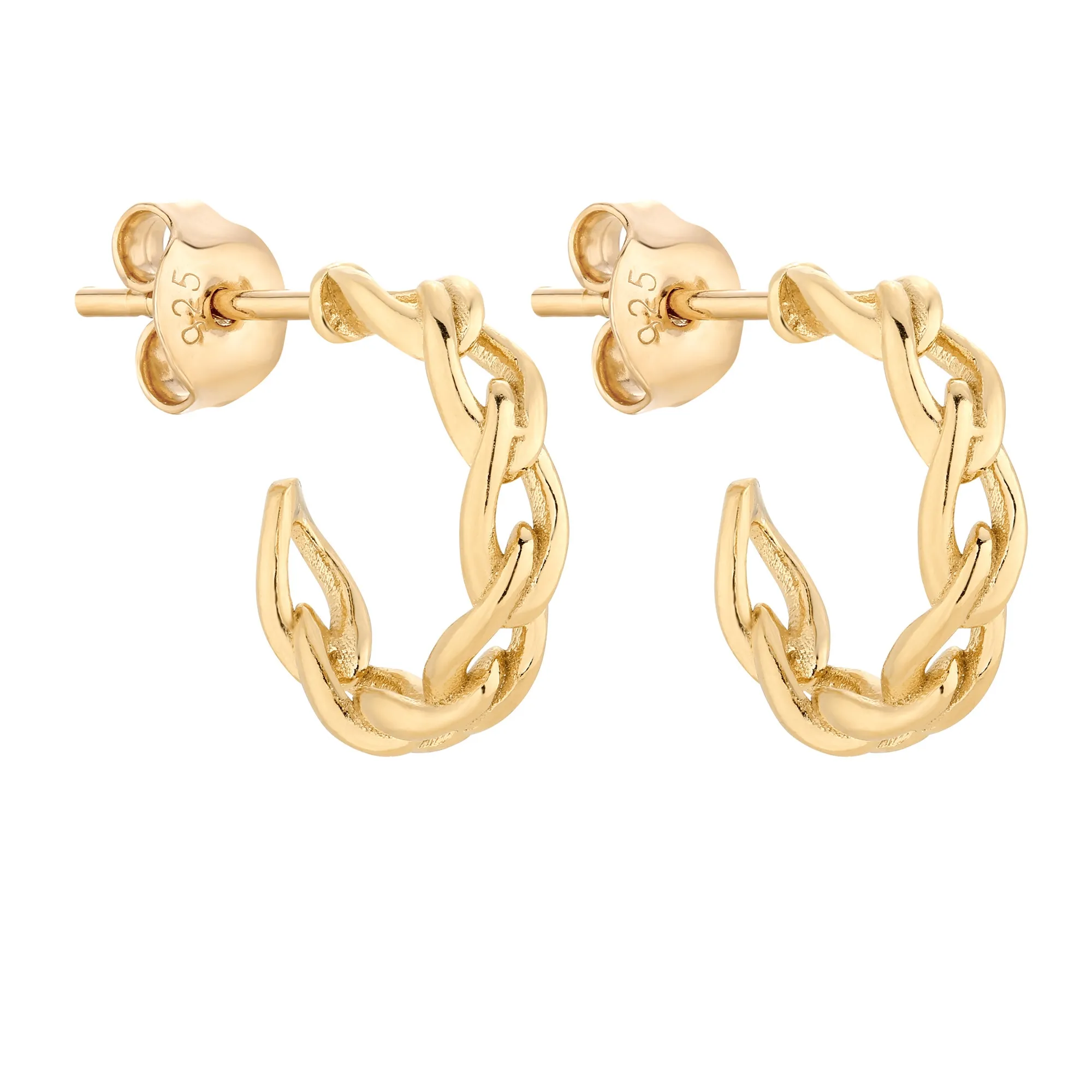 Złote łańcuchowe półkola