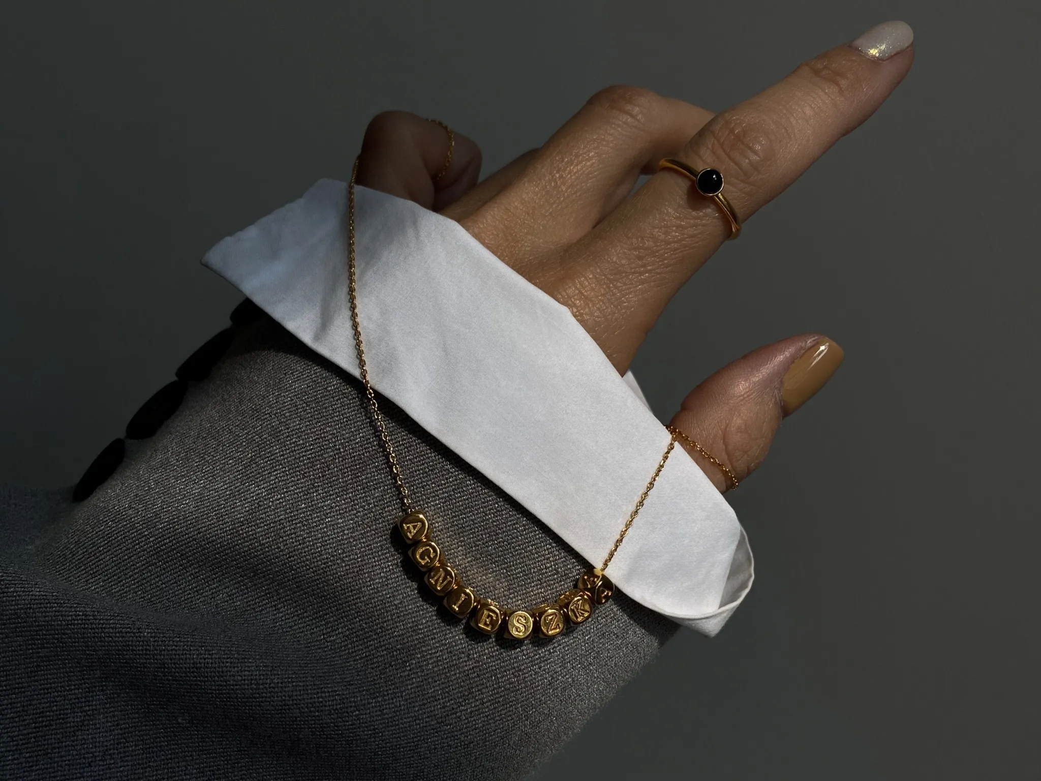 Złoty pierścionek z perłą Preciosa : pierścionki - 12