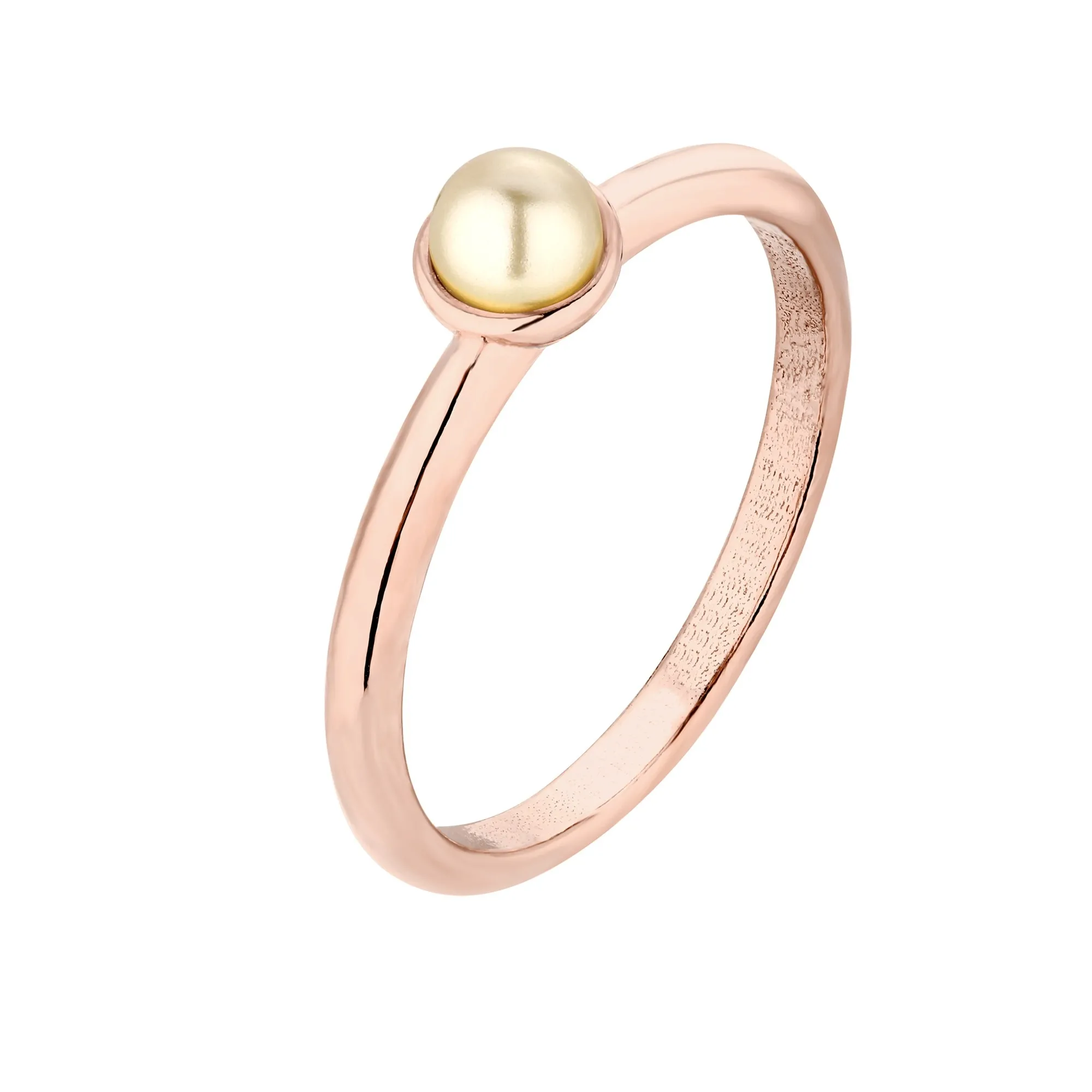 Pierścionek z różowego złota  z perłą Preciosa : pierścionki - 16