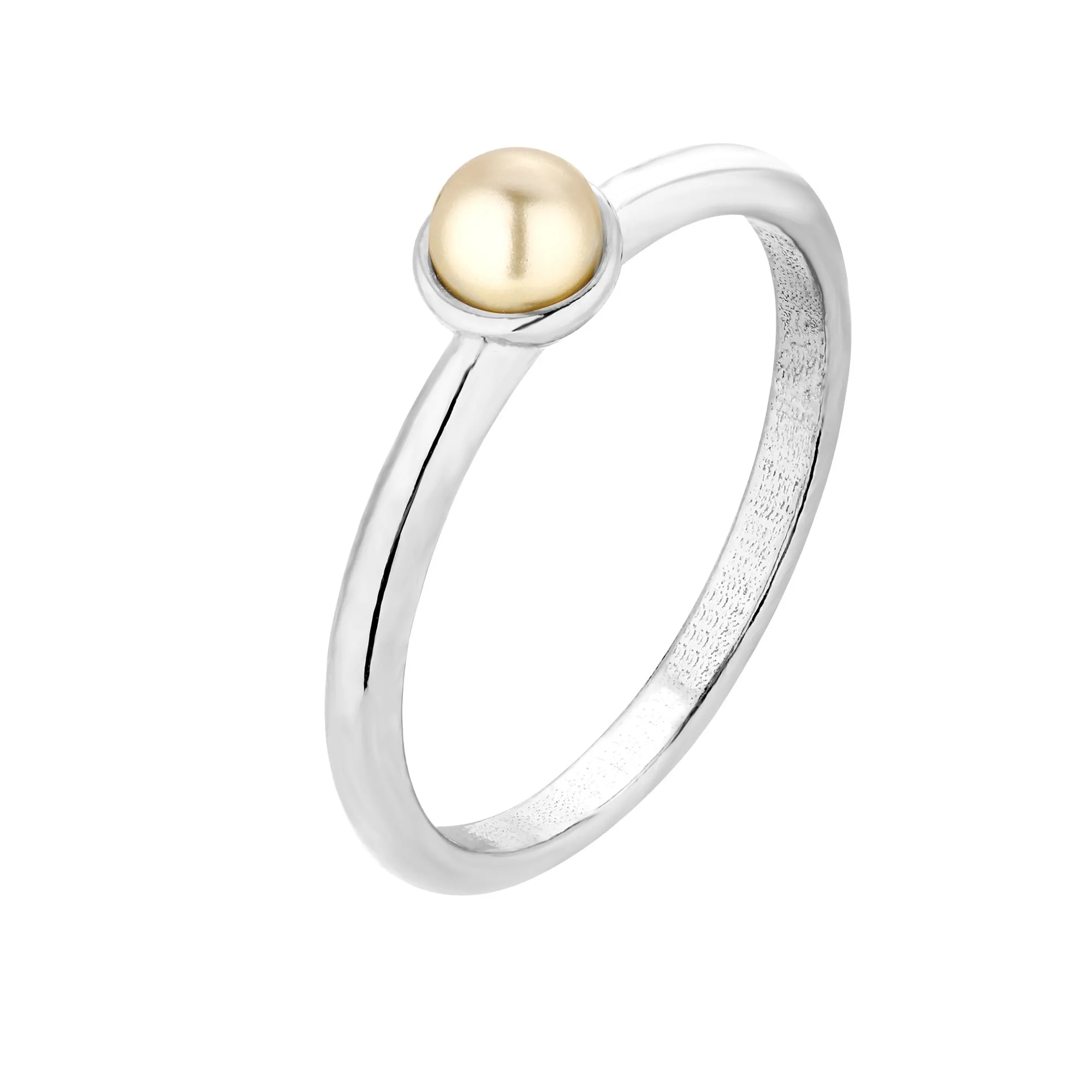 Srebrny pierścionek z perłą Preciosa : pierścionki - 15