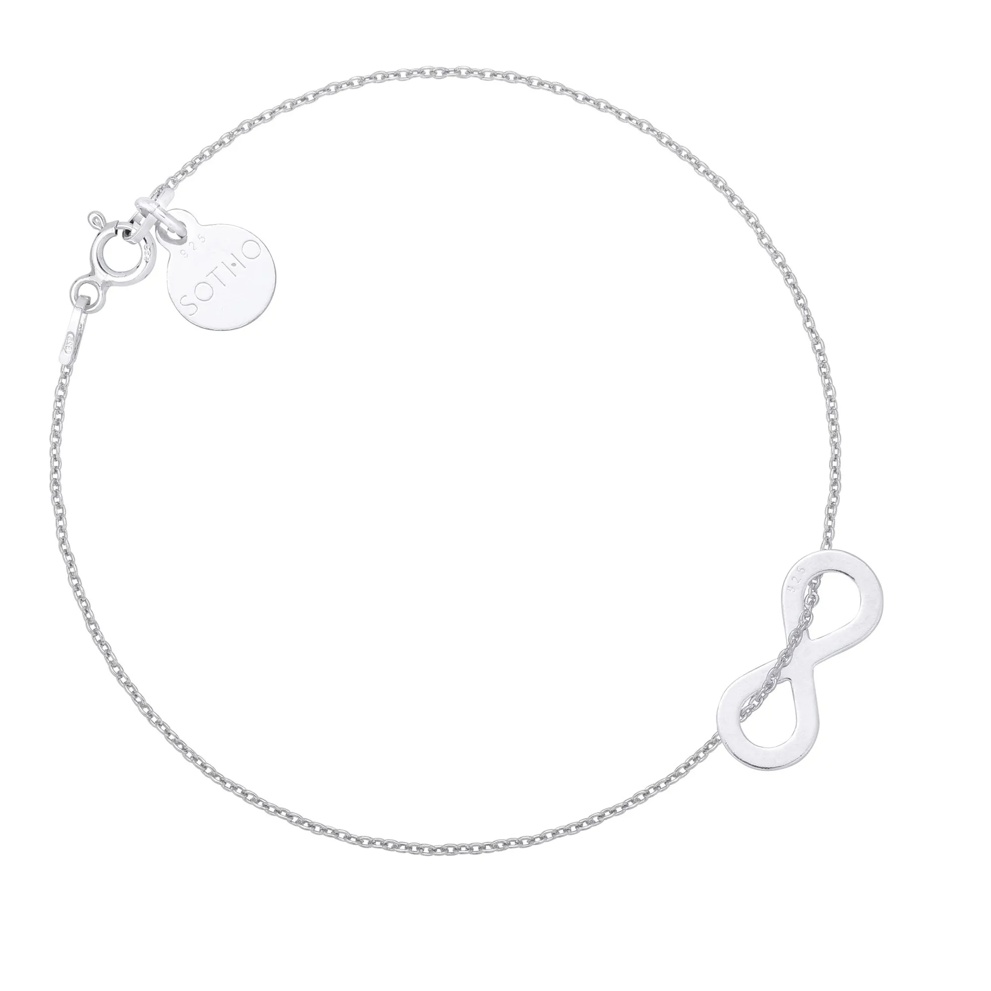 Srebrna bransoletka z nieskończonością