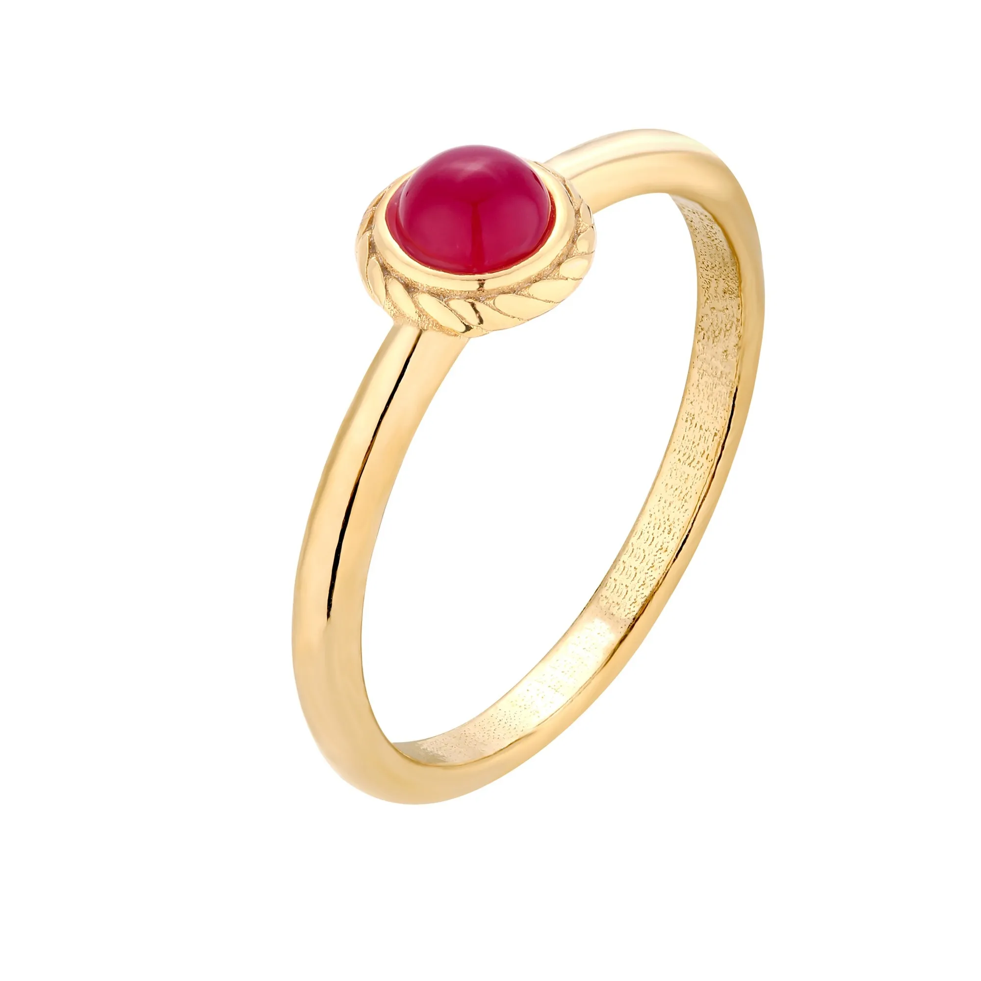 Złoty pierścionek z agatem : pierścionki - 13