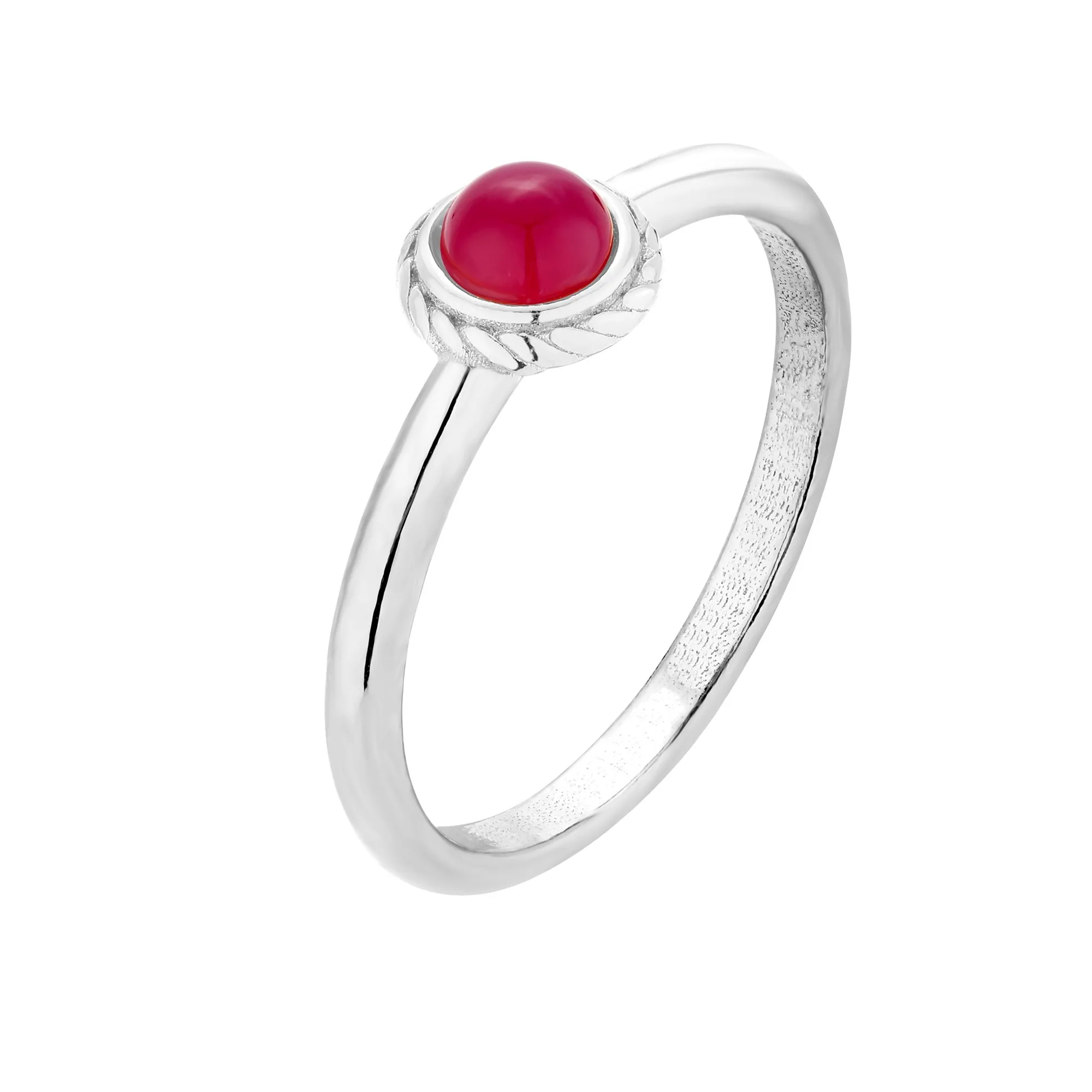 Srebrny pierścionek z agatem : pierścionki - 10