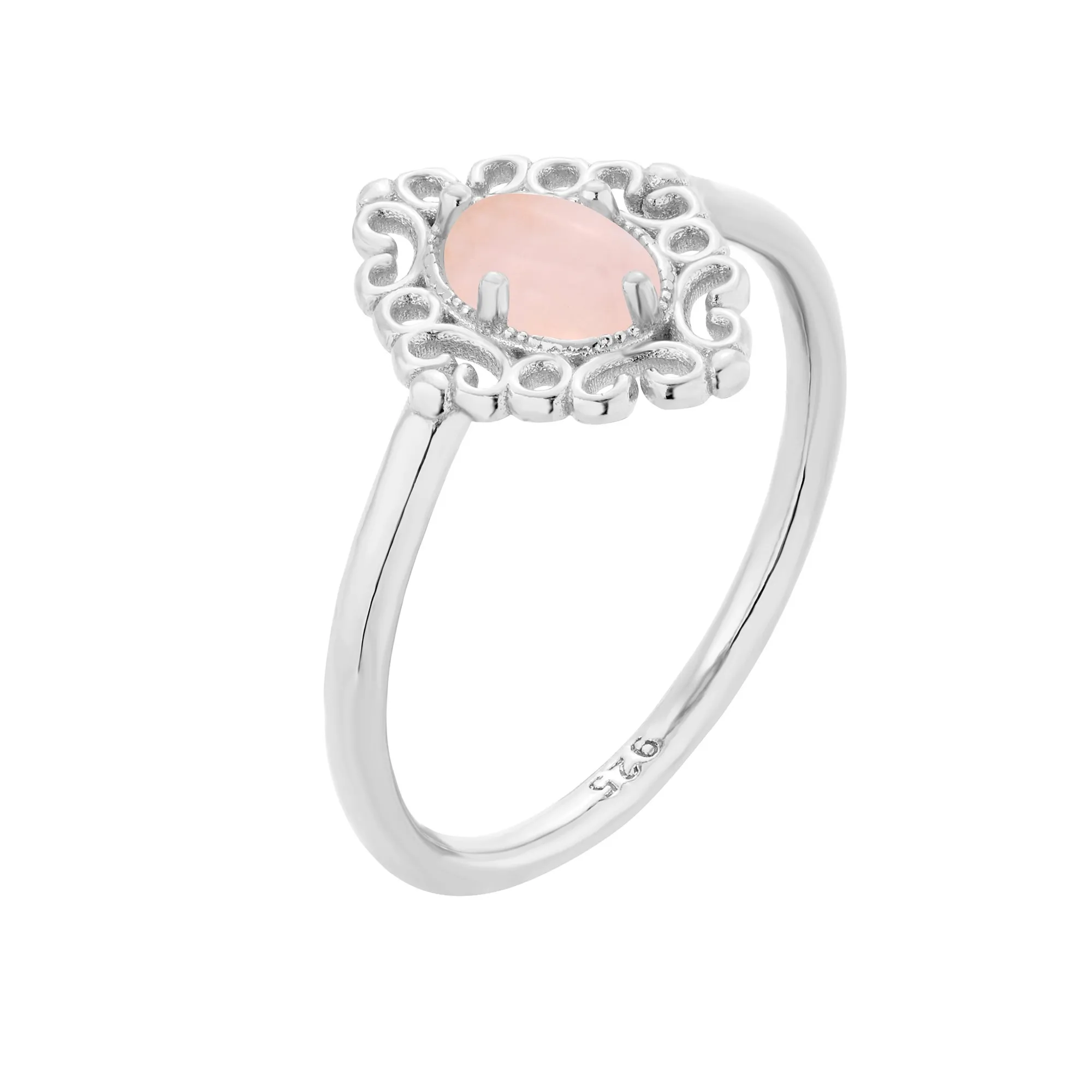 Srebrny pierścionek z kwarcem : pierścionki - 13