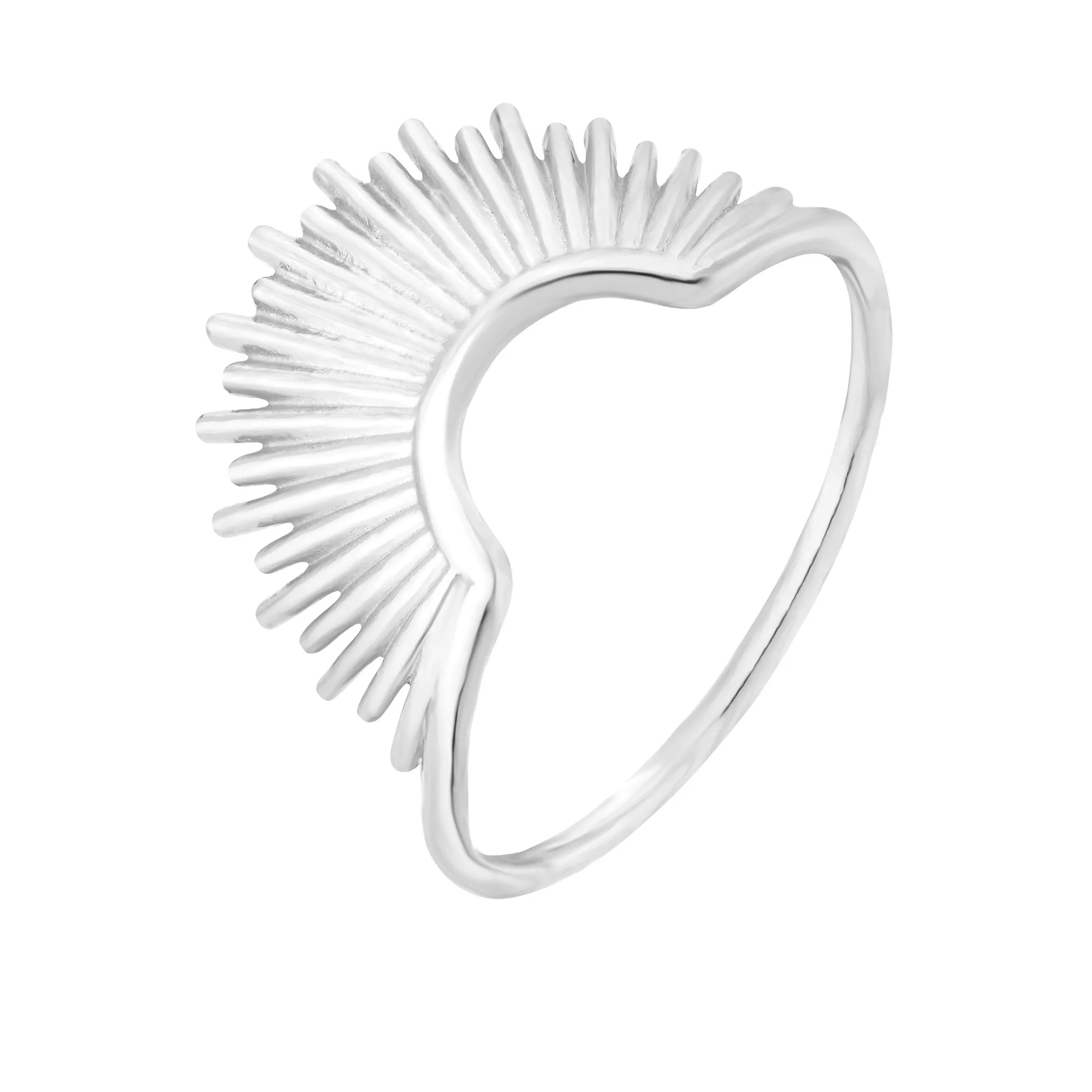 Srebrny pierścionek ze słońcem : pierścionki - 13