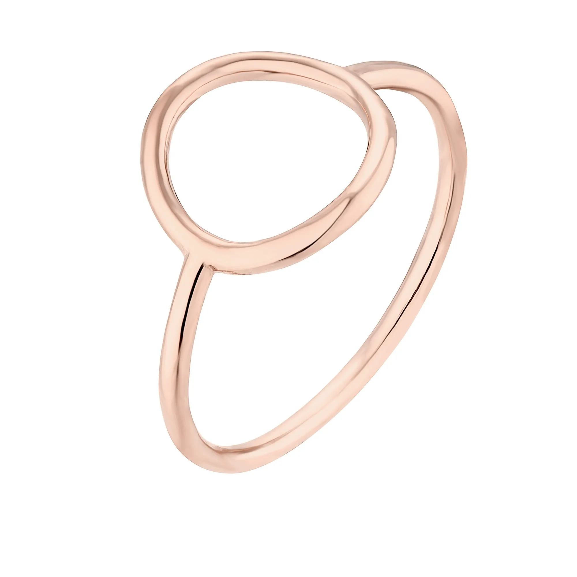 Delikatny pierścionek z różowego złota : pierścionki - 11