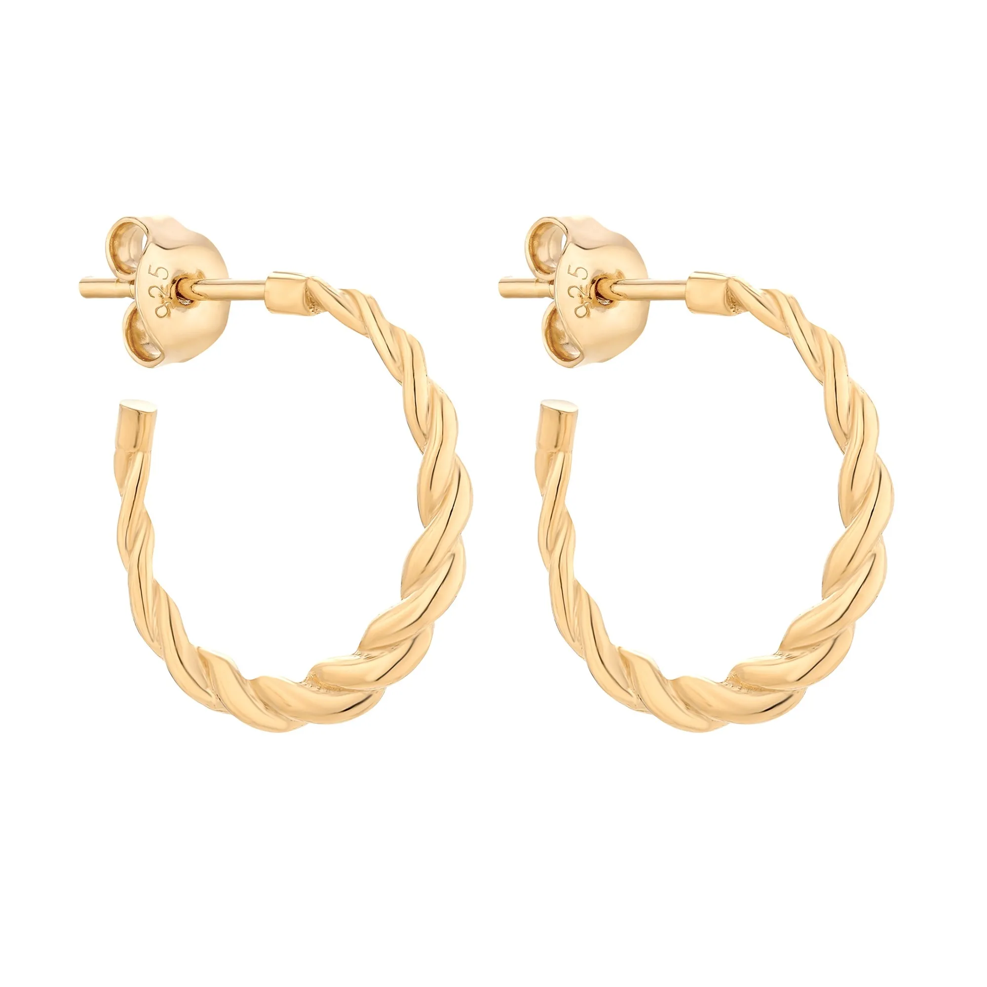 Złote plecione półkola 1 Złote plecione półkola