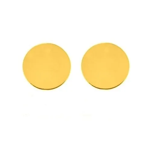Złote kolczyki kółeczka