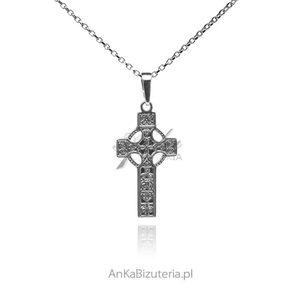 Srebrny krzyż celtycki