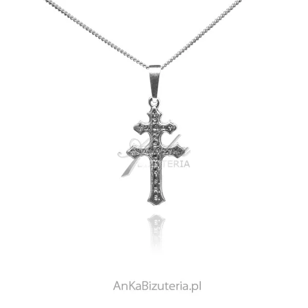 Srebrny krzyż karawaka na czas epidemii - mały