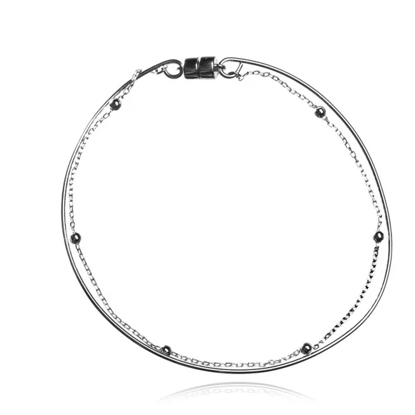 Subtelna bransoletka srebrna