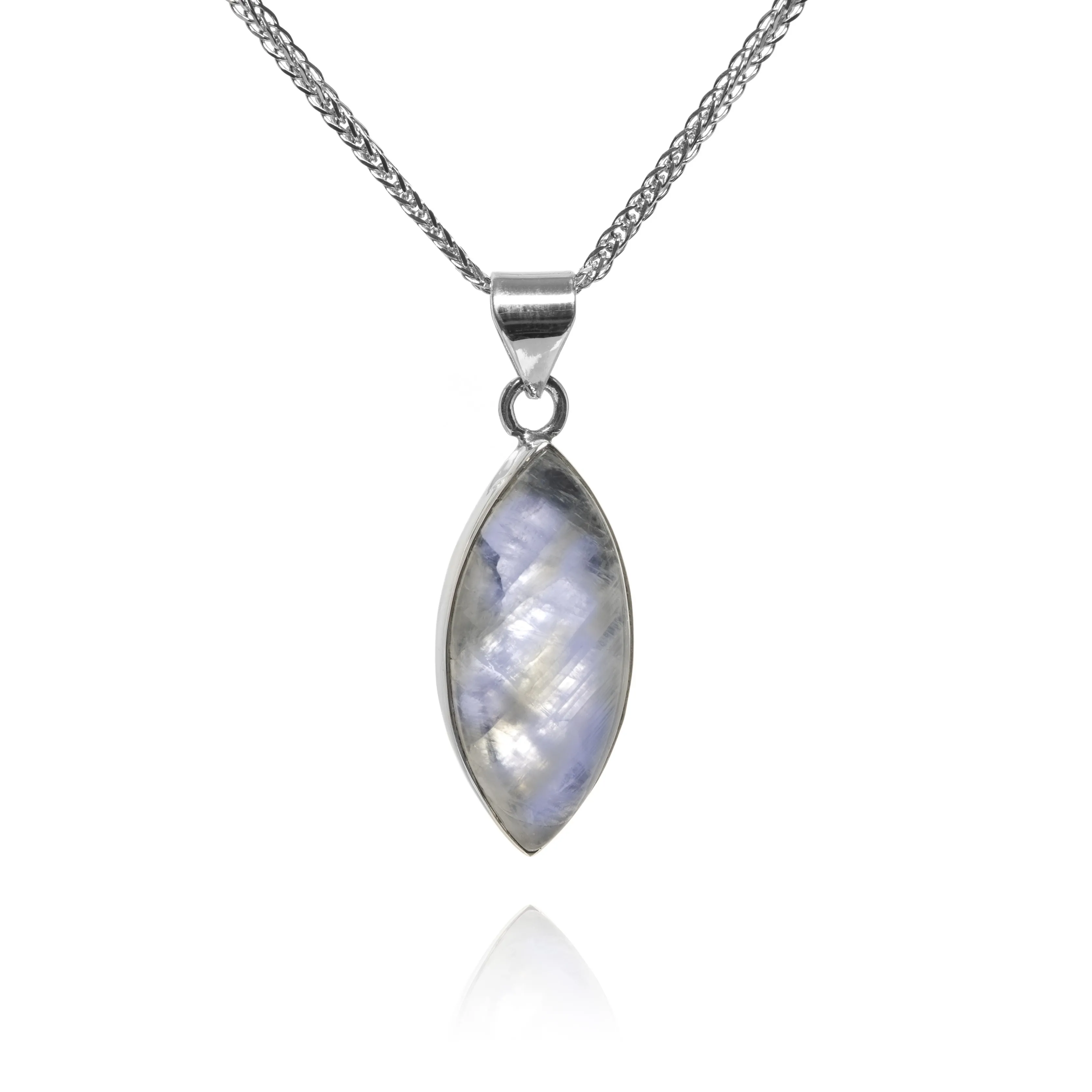 Zawieszka srebrna  z kamieniem księżycowym