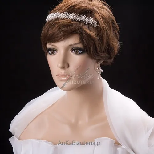 Diadem do włosów - "olśnić i oczarować" - duży