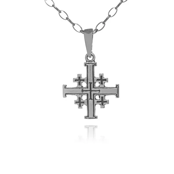 Krzyżyk srebrny  jerusalem