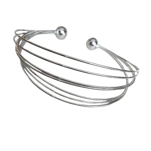 Bransoletka srebrna z kulkami