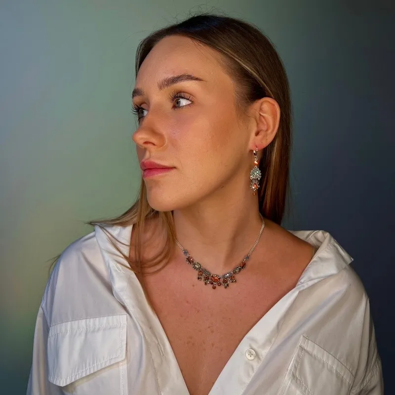 Kolczyki alaya bar koralowe izraelska projektantka