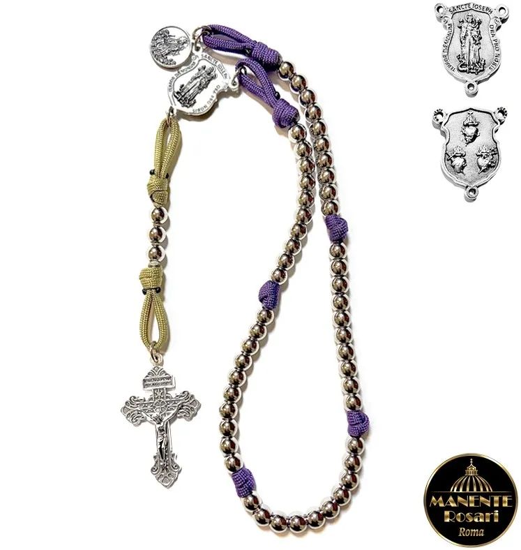 Różaniec św. józefa postrach duchów piekielnych - wykonany w rzymie
