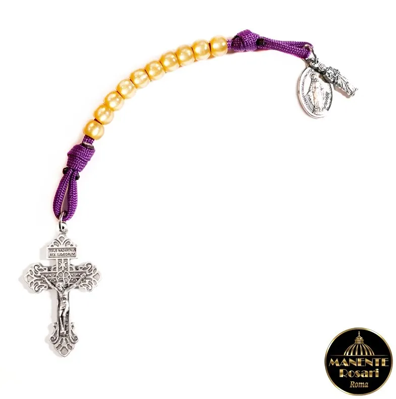Różaniec dziesiątka świętego józefa  z cudownym medalikiem