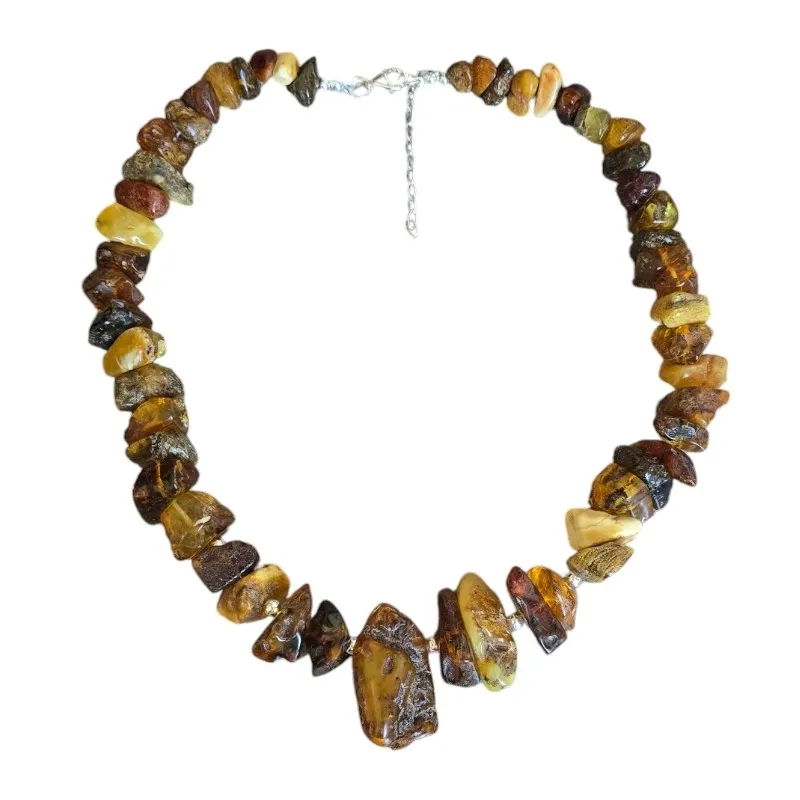 Naturalne korale z bursztynem bałtyckim - unikaty