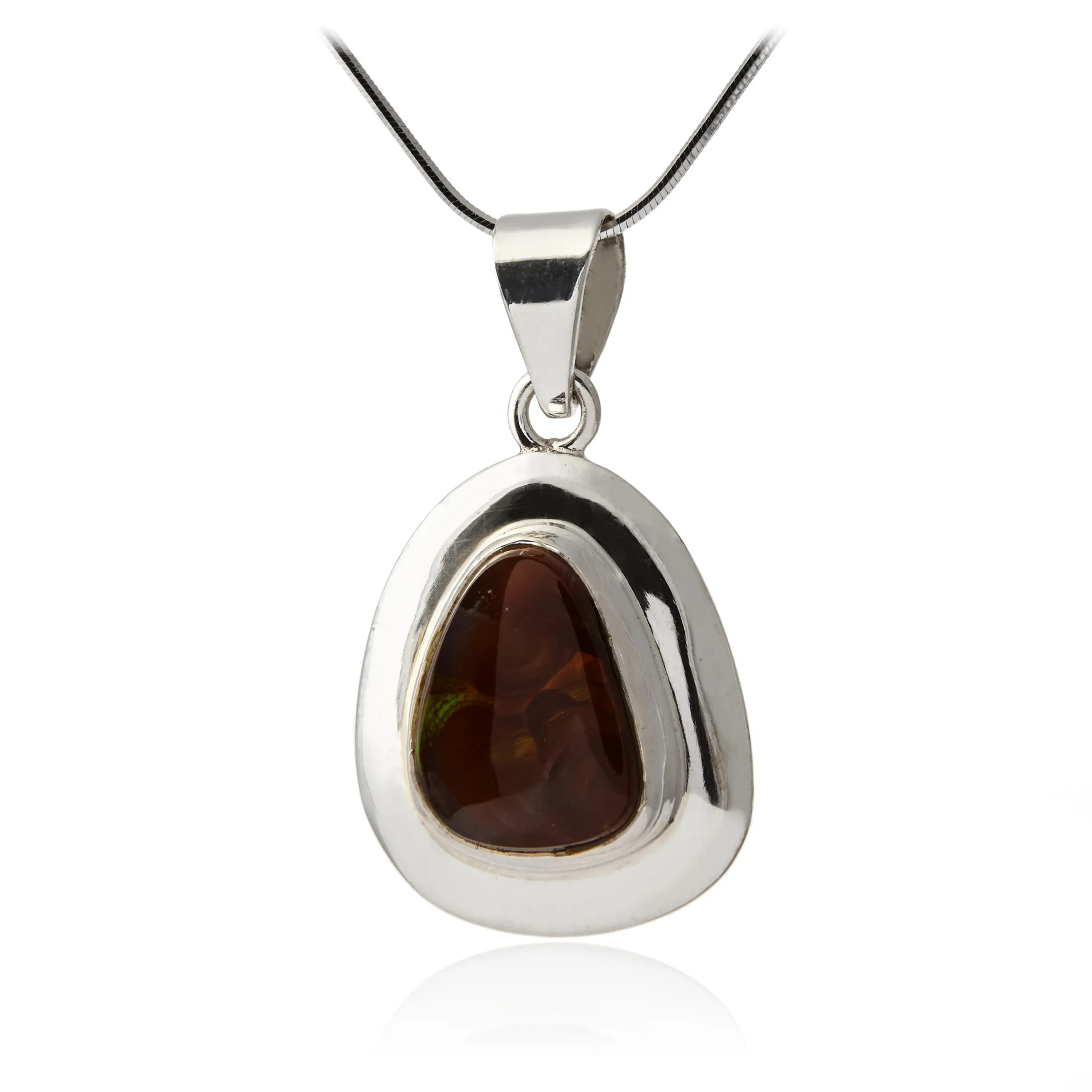 Zawieszka srebrna z agatem meksykańskim ognistym