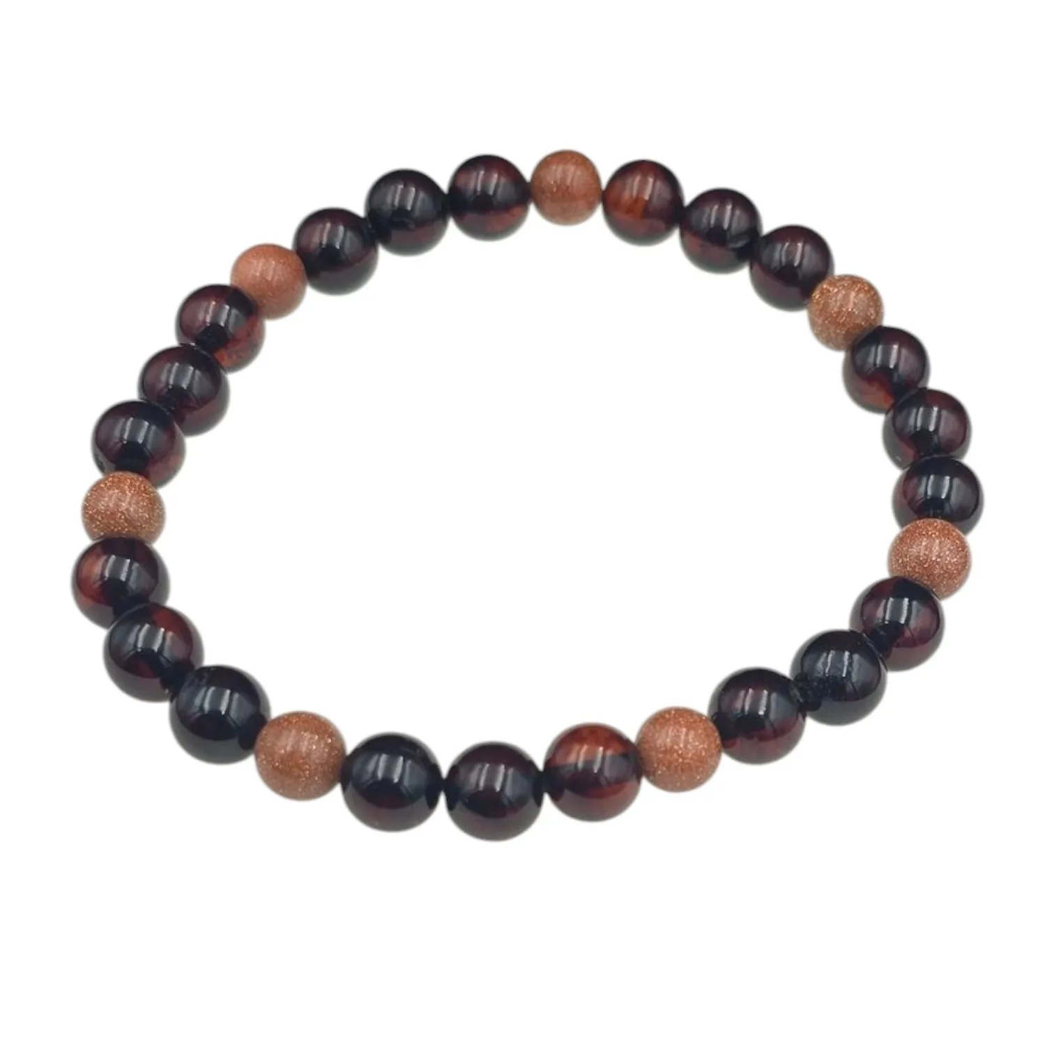 Bransoletka z bursztynem i piaskiem pustyni