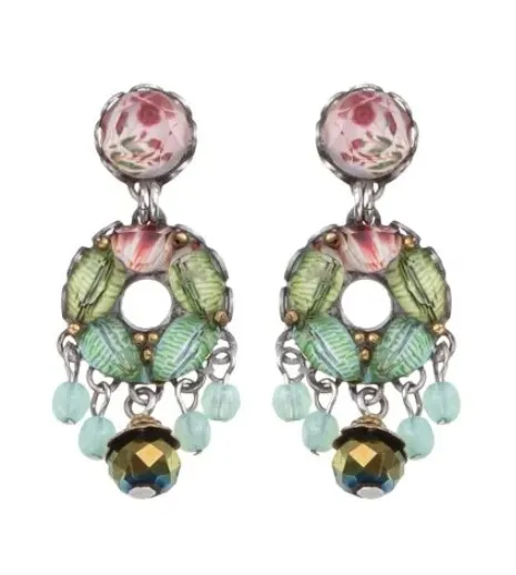 Kolczyki z kolekcji alaya bar  - flower gadren