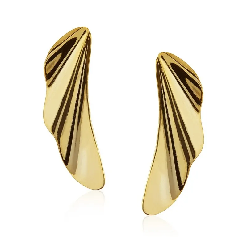 Kolczyki srebrne pozłacane - piękne , duże