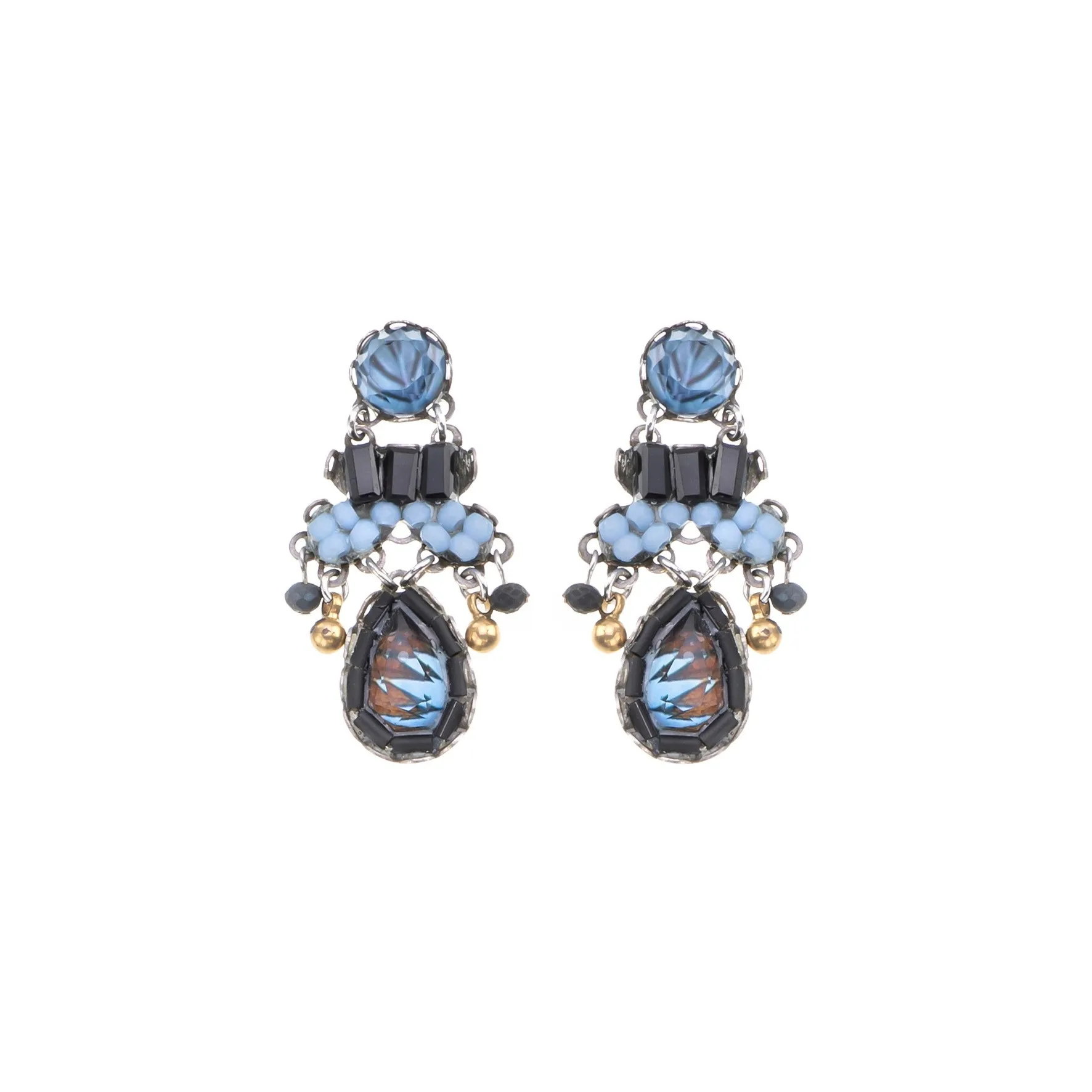 Kolczyki ayala bar indigo