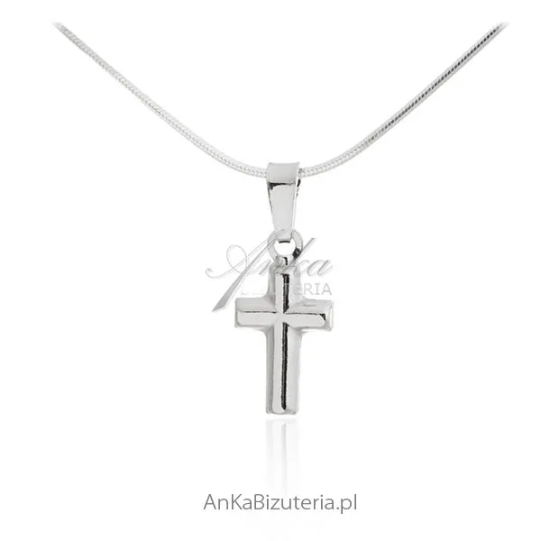 Krzyżyk srebrny biżuteria srebrna