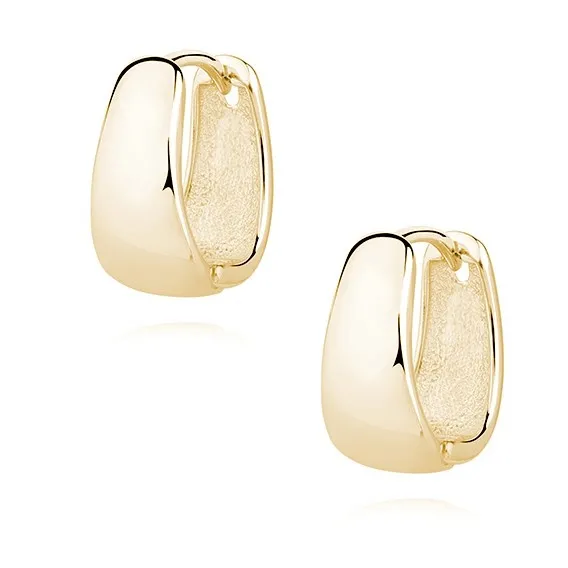 Kolczyki srebrne pozłacane  - oryginalna biżuteria