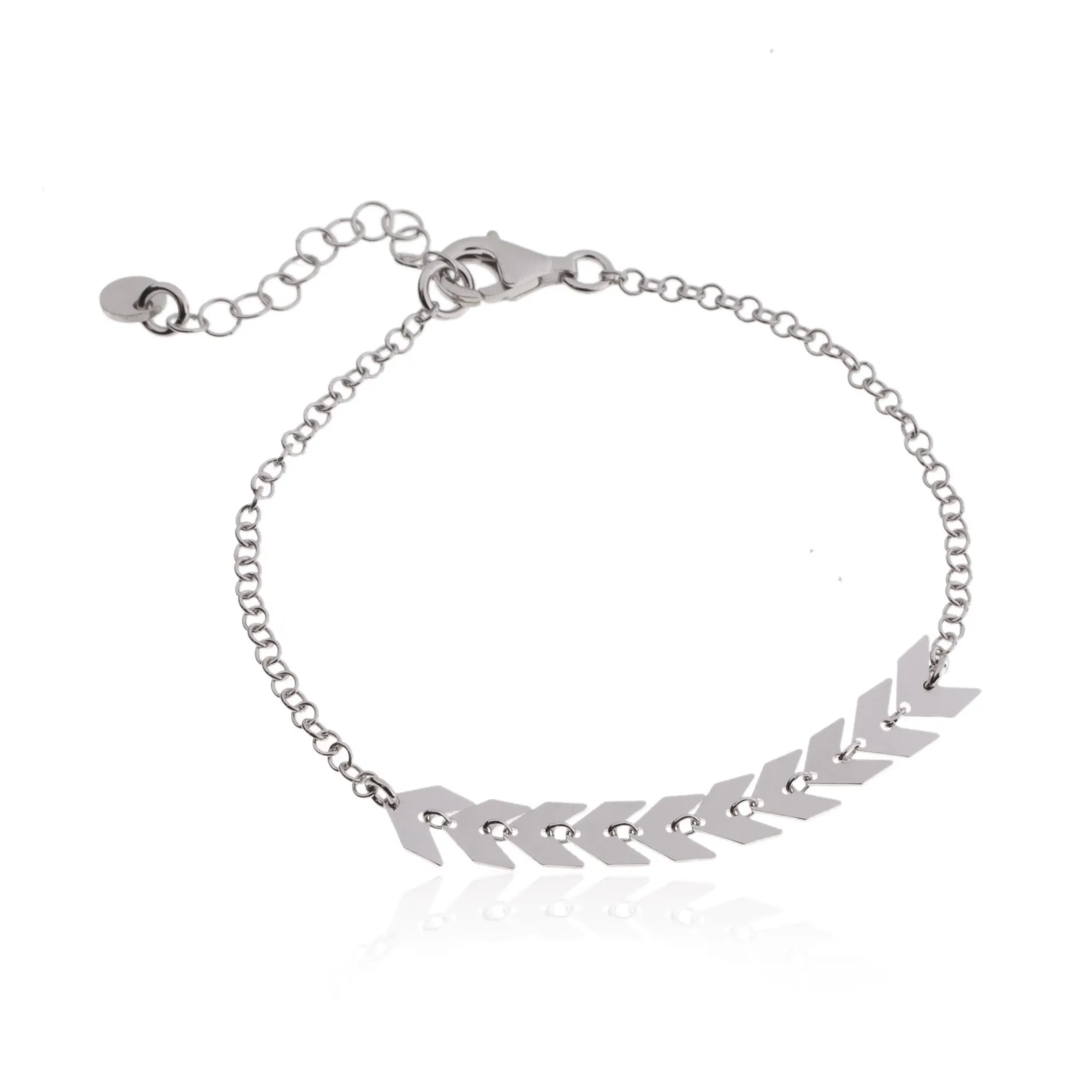 Bransoletka srebrna z przywieszkami