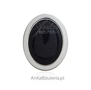 Srebrny broszko - wisior  z nocą kairu