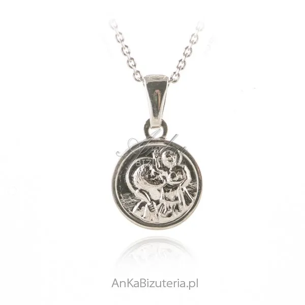 Medalik świętego józefa  - srebrne medaliki
