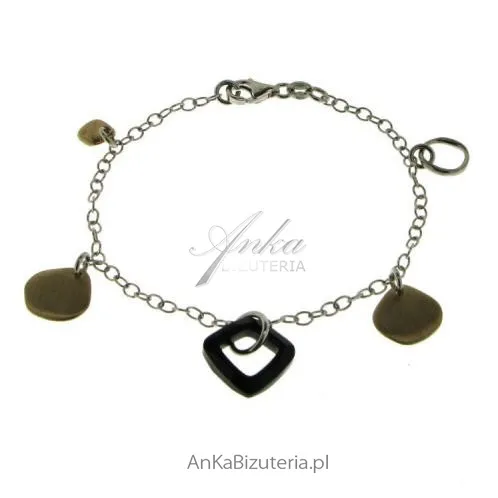 Obłędna bransoletka z kryształów swarovski elements.