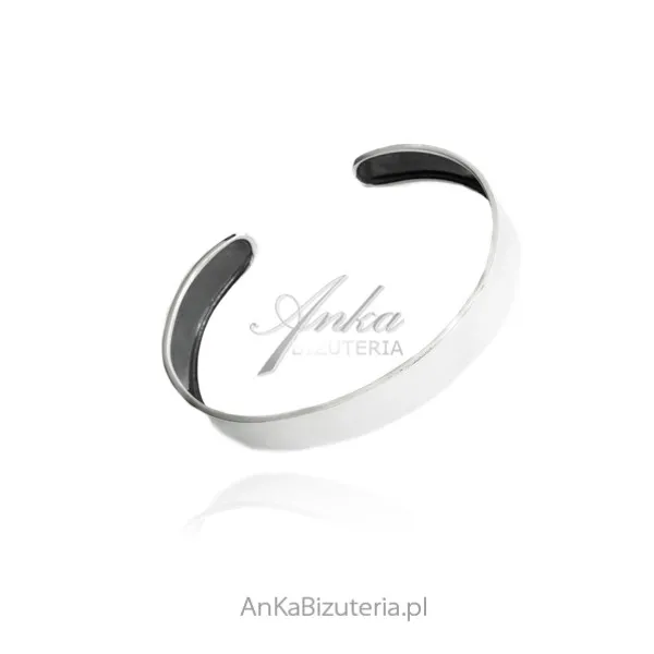Prosta bransoletka srebrna