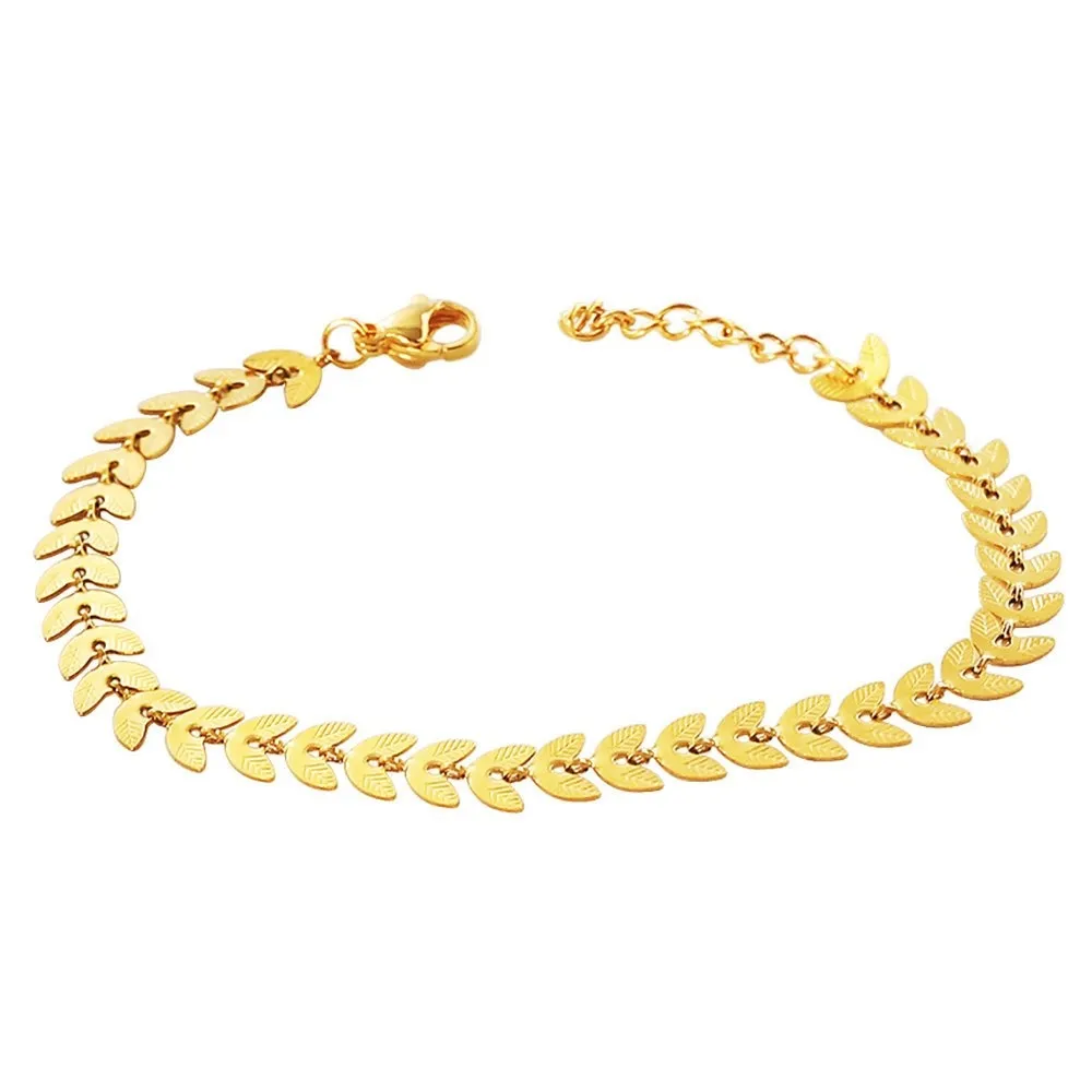 Bransoletka DAMSKA złota STAL SZLACHETNA POZŁACANA