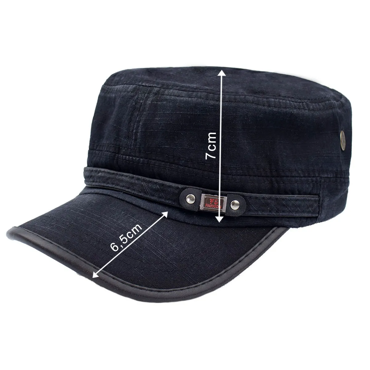 Czapka z daszkiem męska elegancka PATROLÓWKA