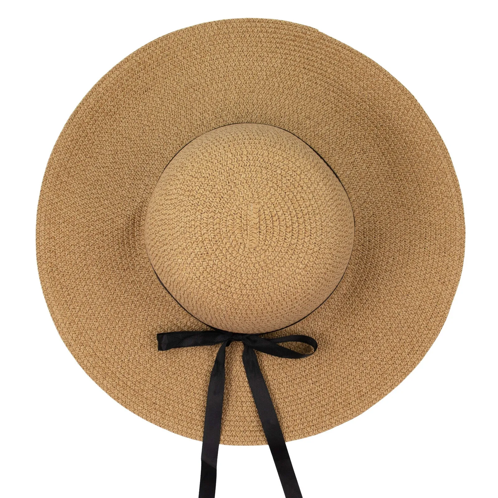 KAPELUSZ na lato SŁOMKOWY duże rondo SŁOMIANY letni DAMSKI kokarda