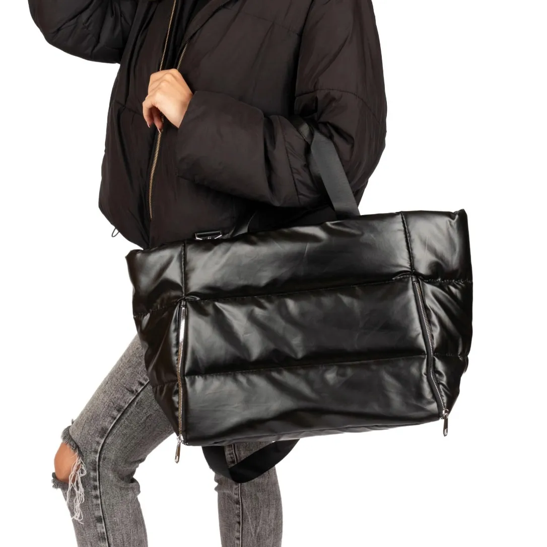 TOREBKA Damska Alessio PIKOWANA TORBA KLASYCZNA Shopper QUILTED