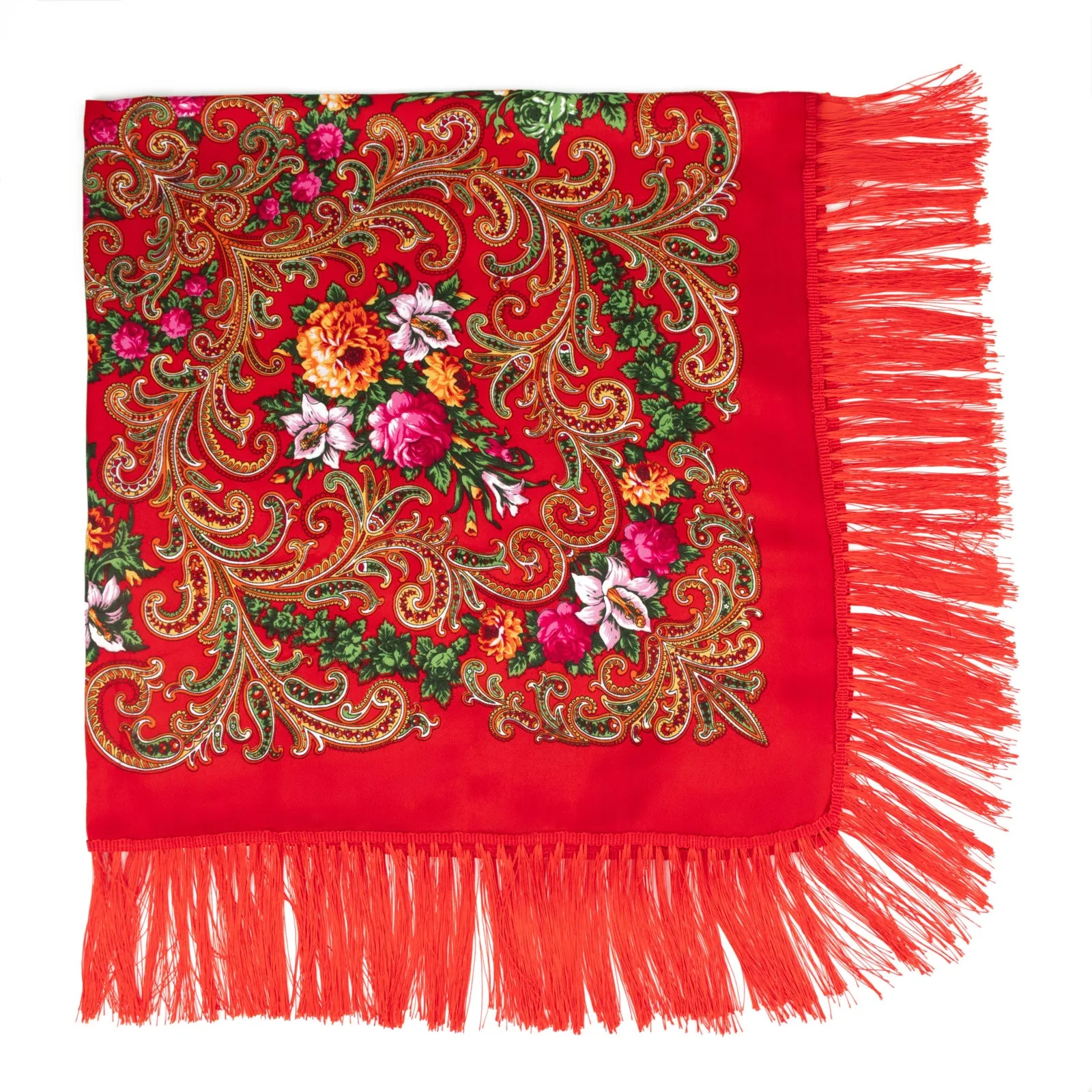 CHUSTA Ludowa Alessio GÓRALSKA Folk KWIATY DUŻA